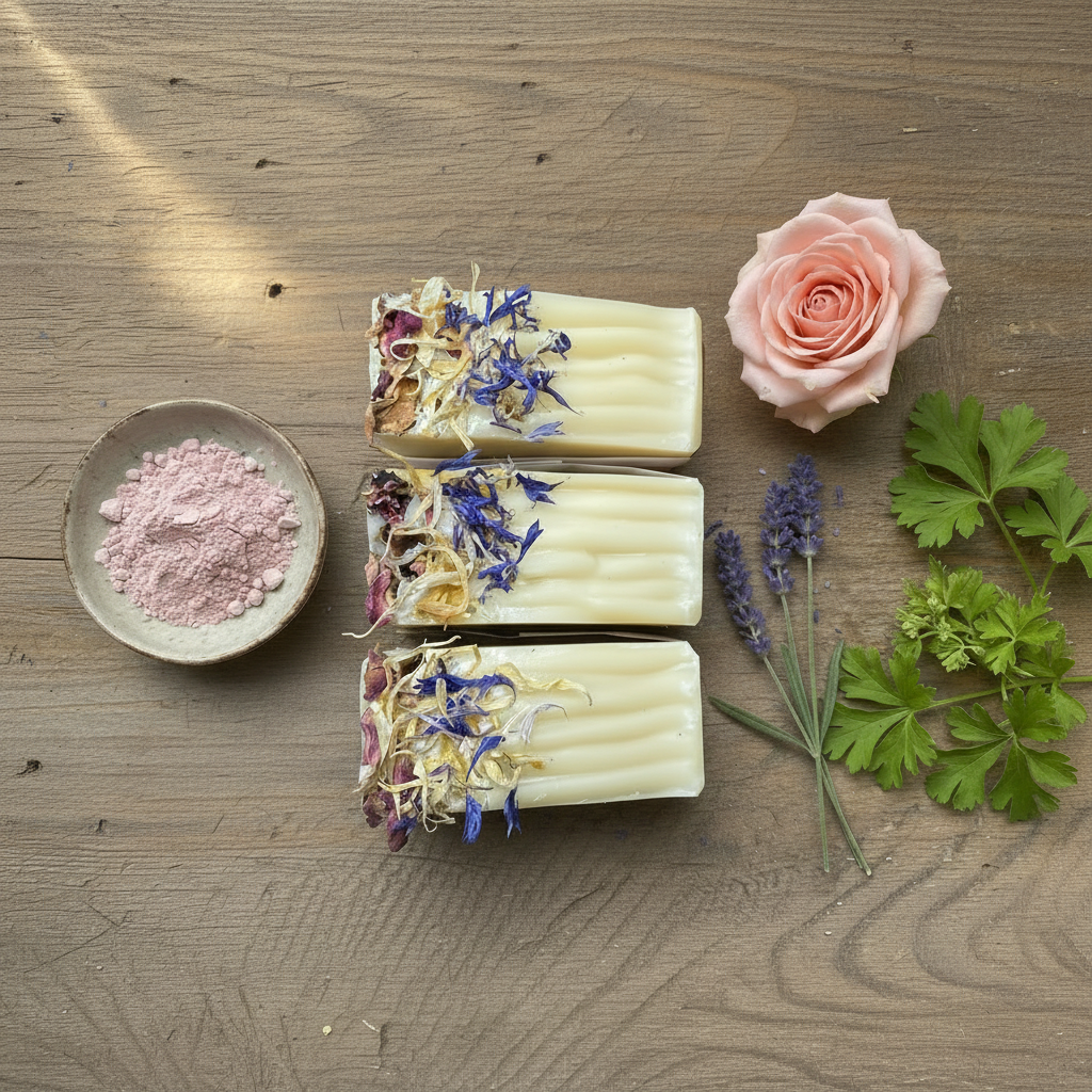 Bouquet Soap - Square Format Top View