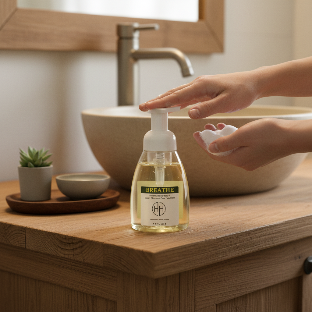 Breathe 8oz – Bottle on Countertop