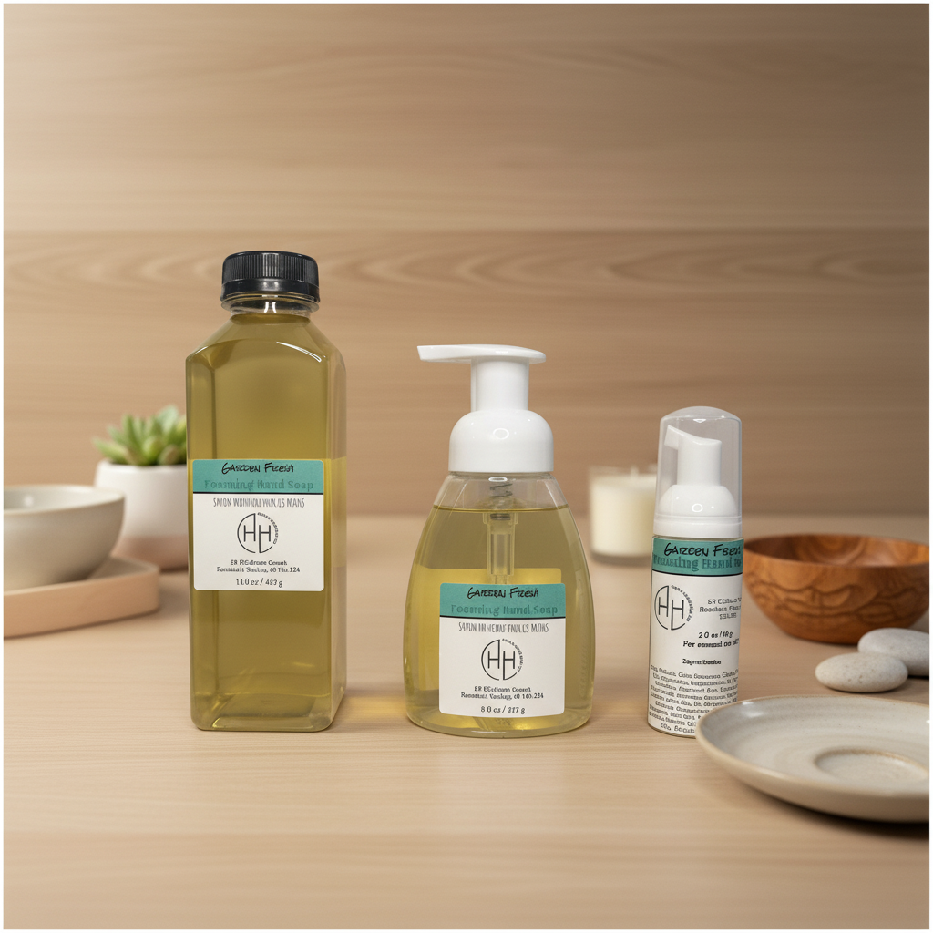 Garden Fresh Foaming Hand Soap - Three Size Bundle Inspiration Style