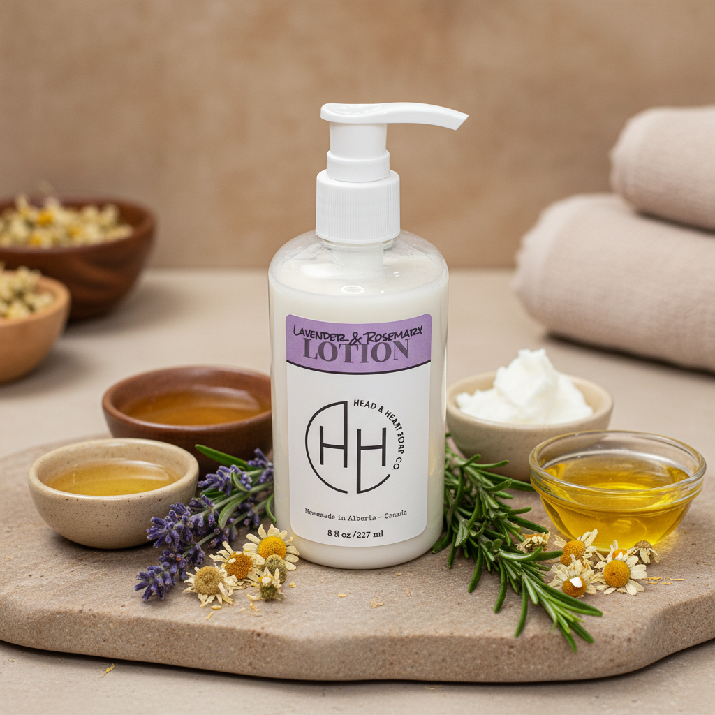 Lavender & Rosemary Lotion - Stone Surface