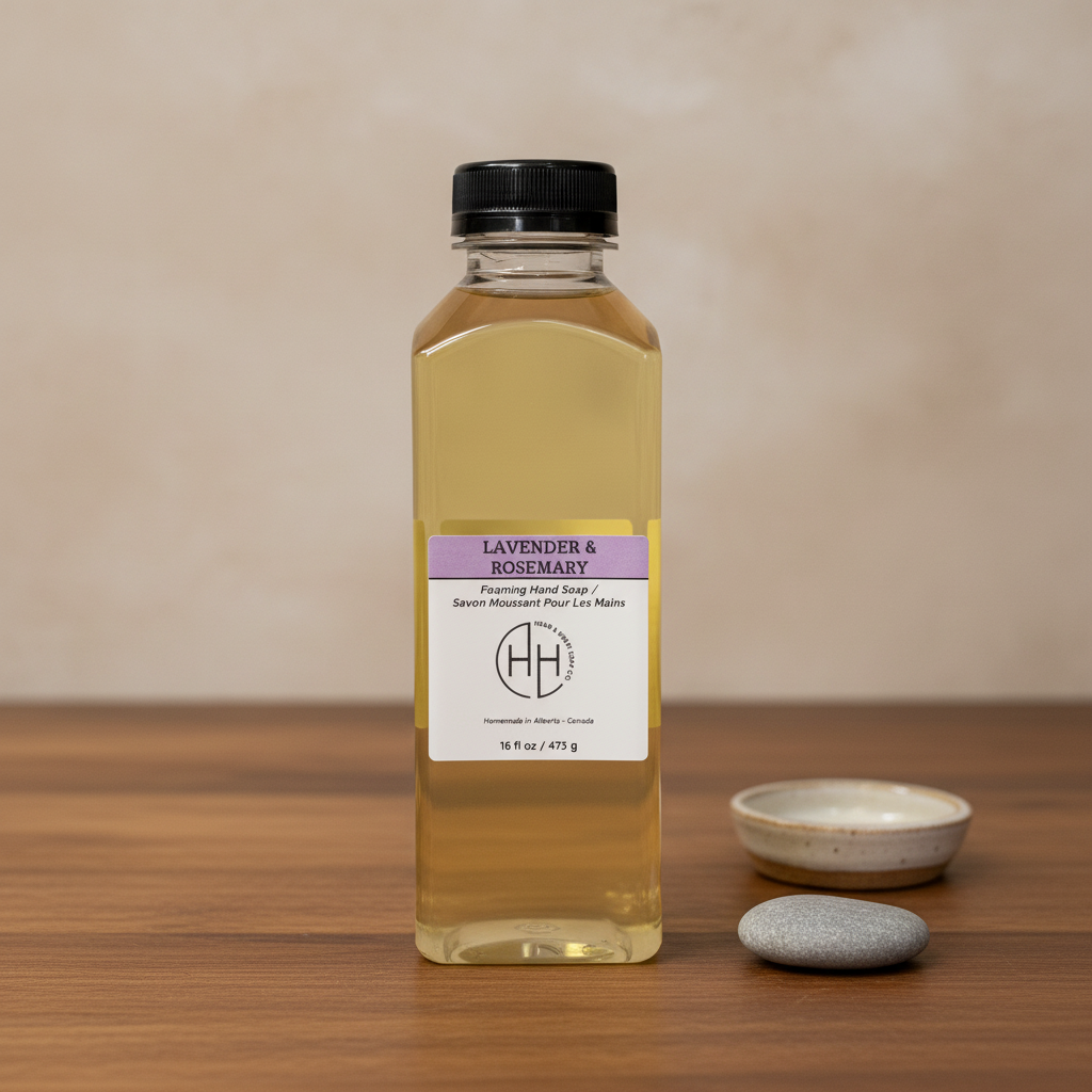 Lavender & Rosemary Refill Bottle – Rustic Decor