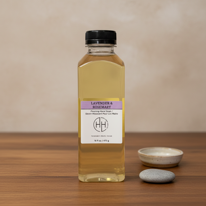 Lavender & Rosemary Refill Bottle – Rustic Decor