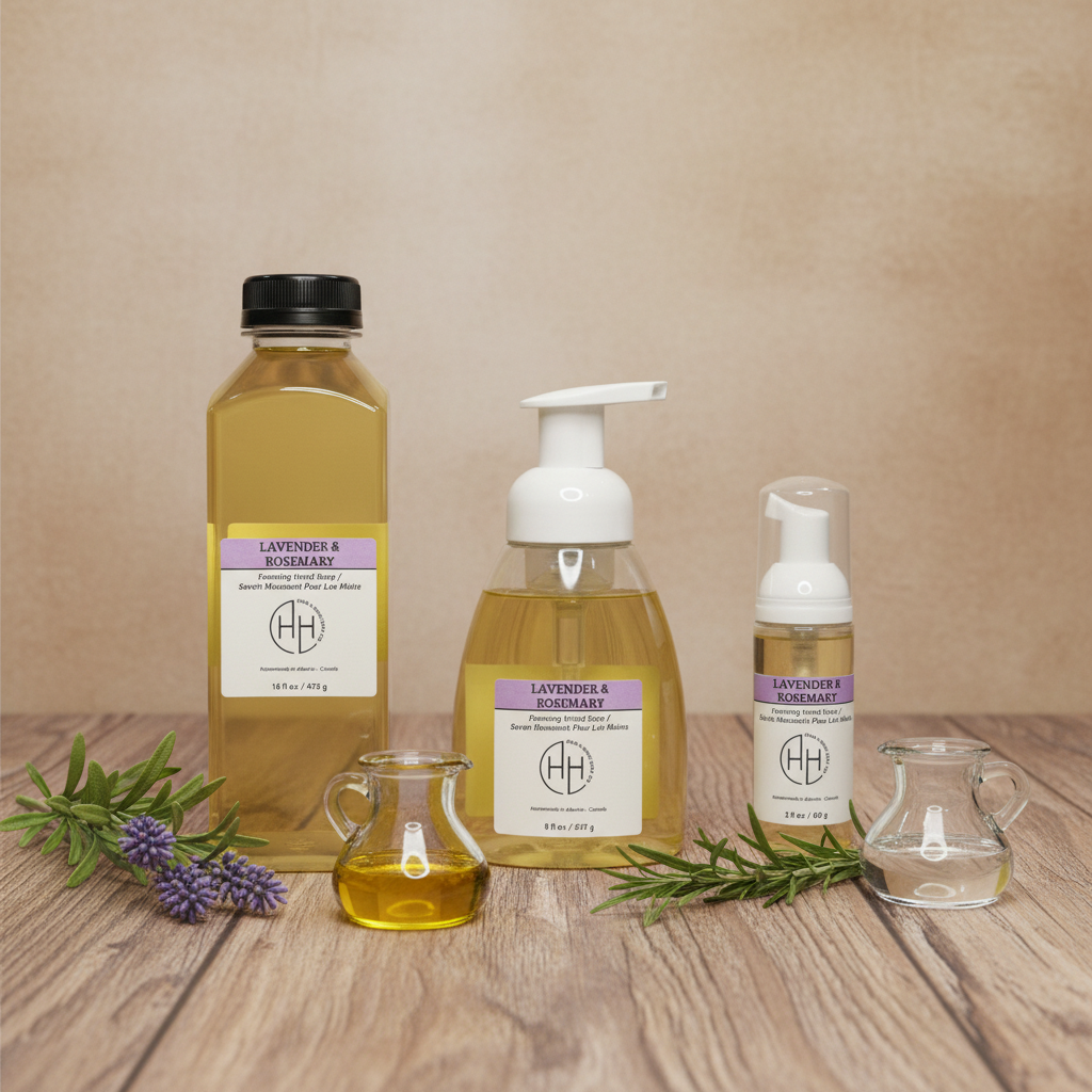 Lavender & Rosemary - Upright Rustic Square