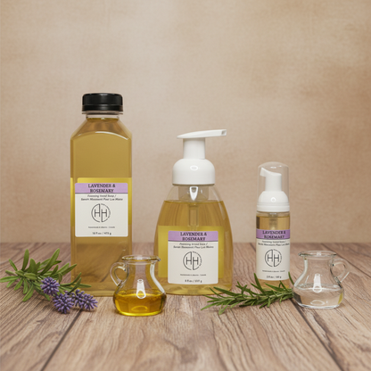 Lavender & Rosemary - Upright Rustic Square