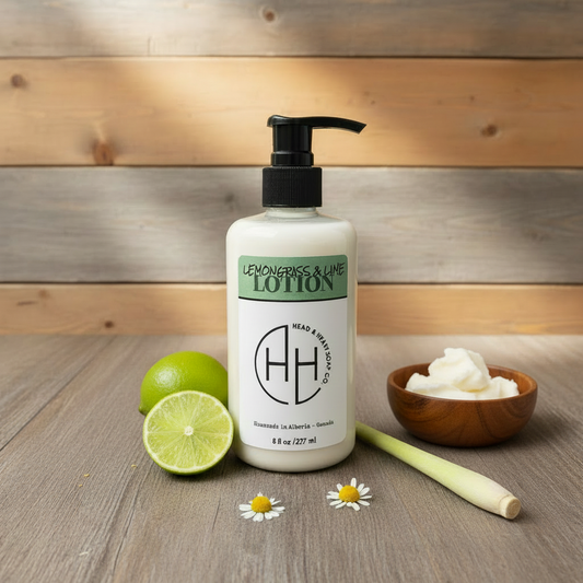 Lemongrass & Lime Lotion - With Shea Butter Bowl