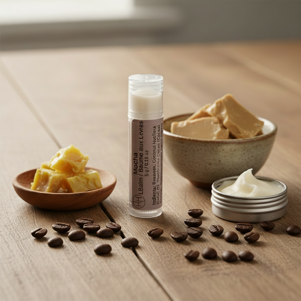 Mocha Lip Balm - With Coffee Beans
