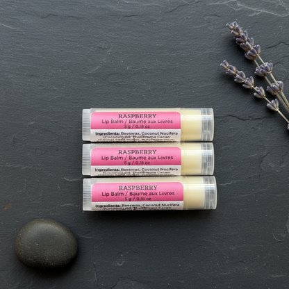 Raspberry Lip Balm 3-Stack - Dark Moody Neutrals