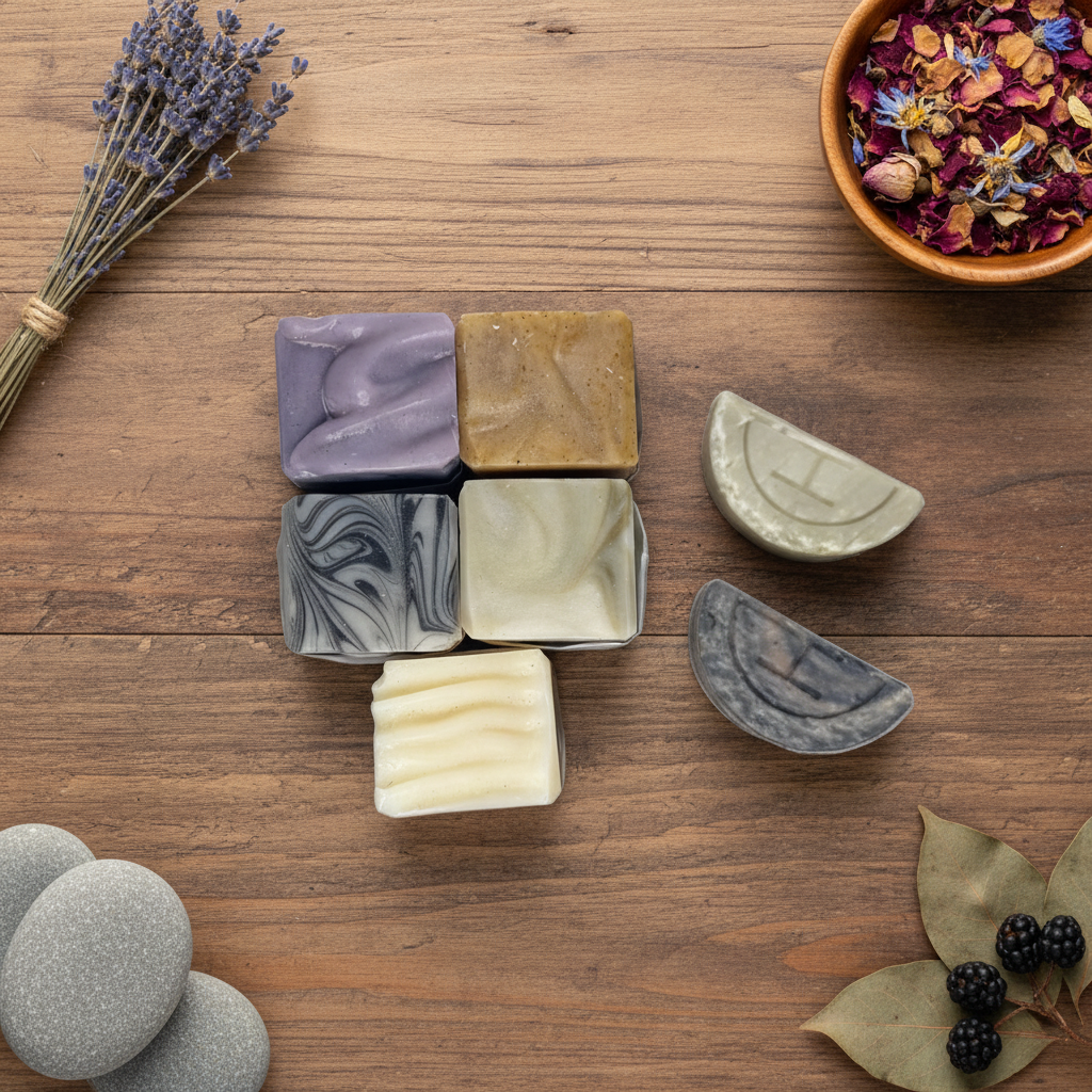 Soap Flat Lay – Dead Center