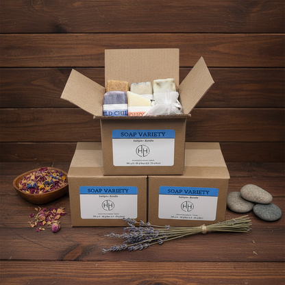 Soap Variety Bundle – Pyramid Stack Rustic Elegant