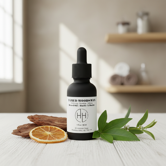 Tamed Woodsman with warm rustic background